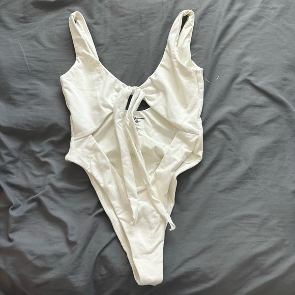 Frankie’s Bikinis Cut Open Back One Piece - Picture 1 of 4